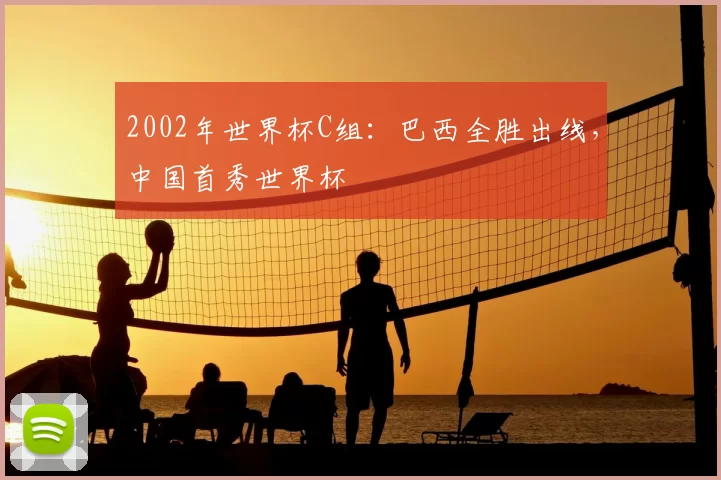 2002年世界杯C组：巴西全胜出线，中国首秀世界杯